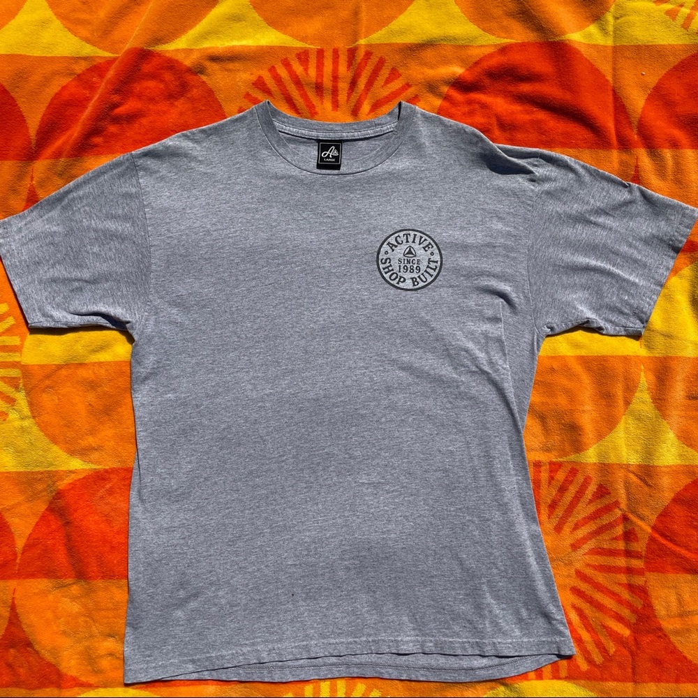 Gray Active Ride Shop T-Shirt